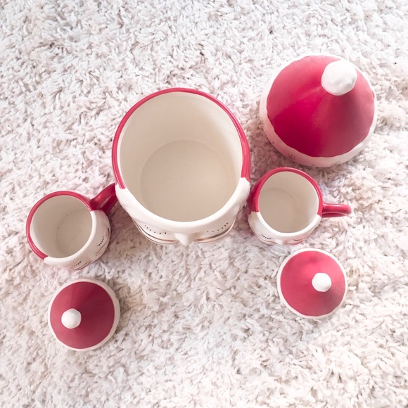 Santa canister and cups - Picture 2 of 8